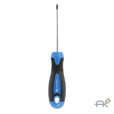 Отвертка PH0. 75 мм. сталь S2 HOEGERT HT1S020